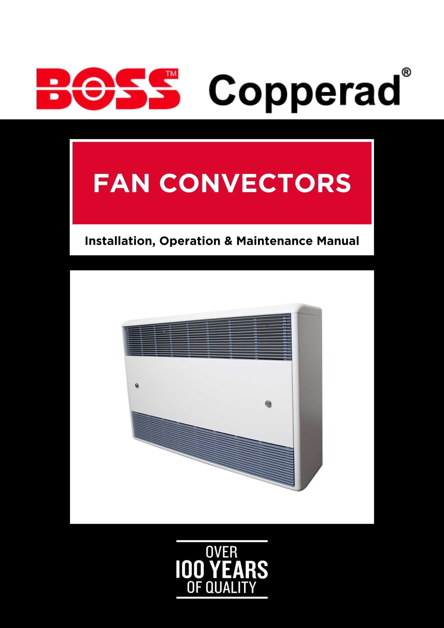 Boss Copperad ECO Fan Convectors IOM 74