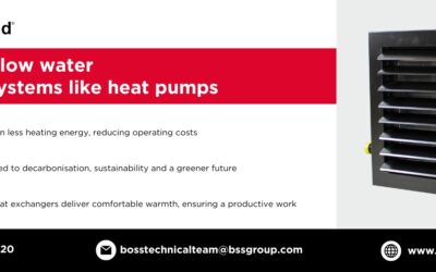 BOSS Copperad Unit Heaters for Low Water Temperature Systems