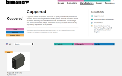 BOSS Copperad BIM Objects Linked to Our Selection Tool